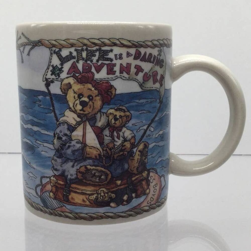 Vintage 1998 Boyds Bears Collectors Coffee Mug